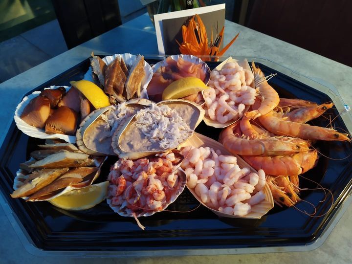 Seafood-platter